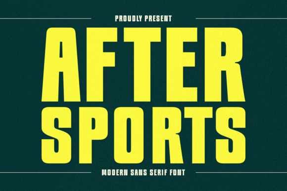 After Sports: A Modern Sans Serif Font Review