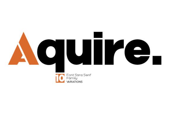 Aquire: A Modern Sans Serif Font for Brand Identity