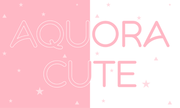 Aquora Cute: A Playful Sans Serif for Branding