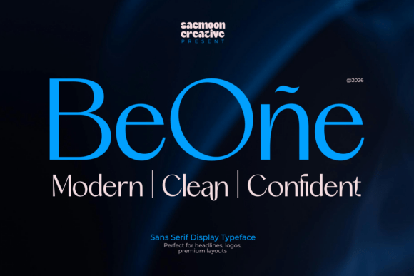 Beone Sans: A Modern Display Font for Makers