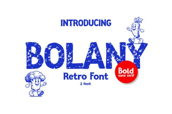 Bolany: A Bold Retro Sans-Serif for Branding