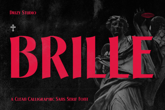 Brille: A Modern Sans Serif Font for Winter Editorial Design