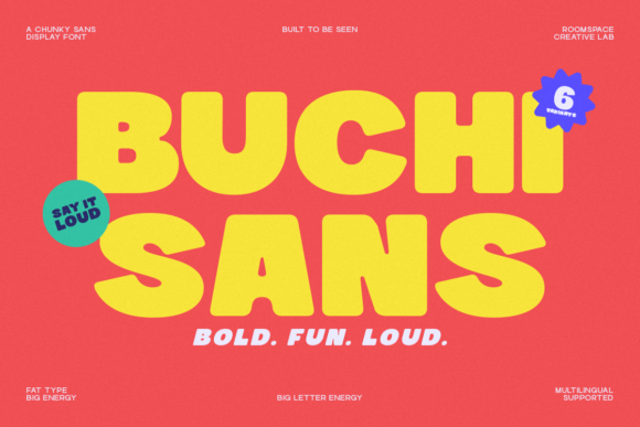 Buchi Sans: A Bold Font for High-Energy Campaigns