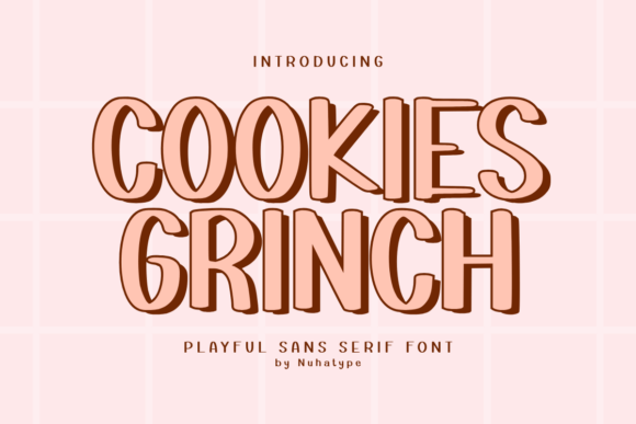Cookies Grinch: A Friendly Sans Serif Font for Web Design
