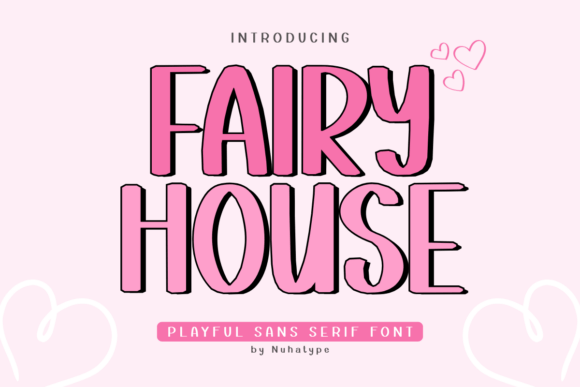 Fairy House: A Cute Sans Serif Handwriting Font for Makers