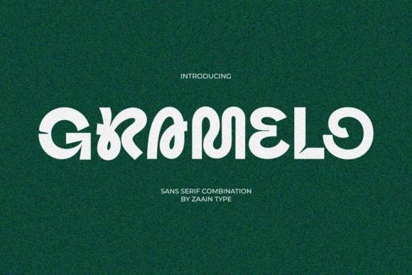 Gramelo: A Bold Display Sans Serif for Modern Web Design