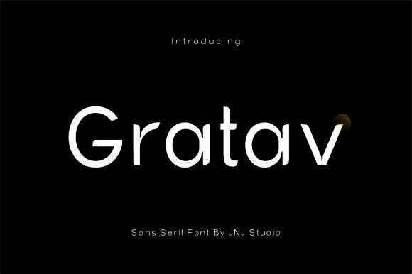 Gratav: A Modern Sans Serif Typeface for Makers