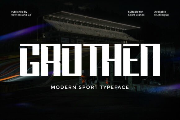 Grothen: A Bold Modern Sans Serif Font for Impact