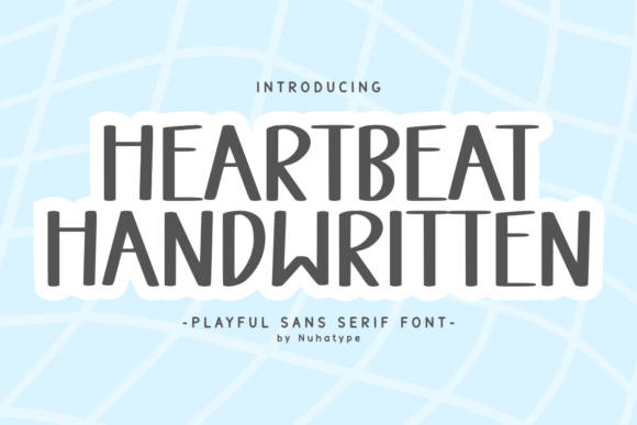 Heartbeat Handwritten: A Warm Font for Small Business Branding