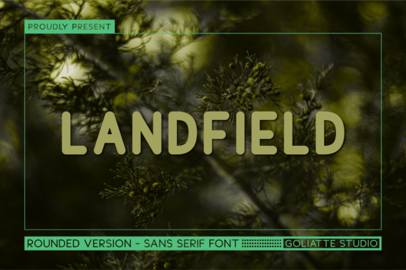 Landfield: A Bold Sans Serif Font for Business Branding