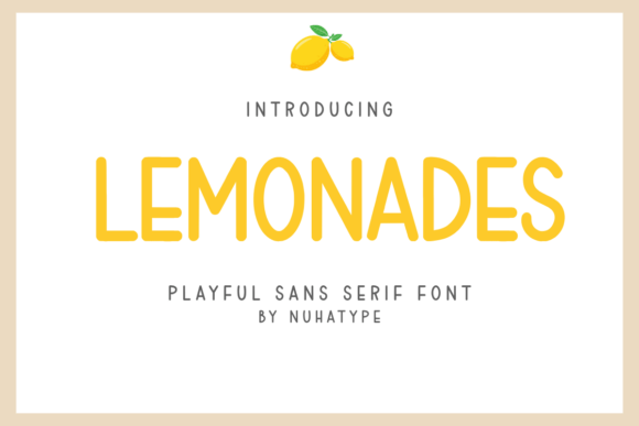 Lemonades: A Minimalist Sans Serif Font for Editorial Design