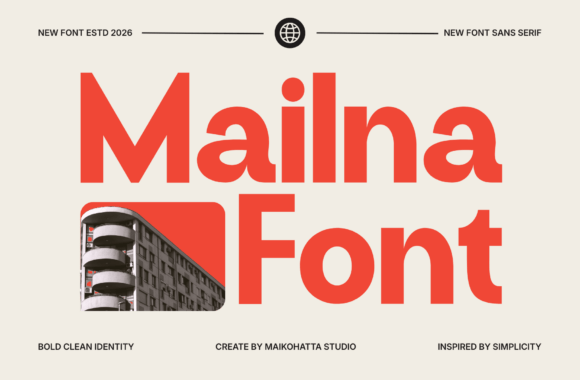 Mailna: A Bold Sans Serif Font for Makers
