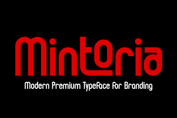 Mintoria: A Modern Sans Serif for Confident Branding