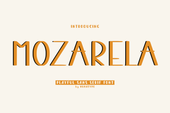 Mozarela: A Cute Sans Serif Handwriting Font for Makers