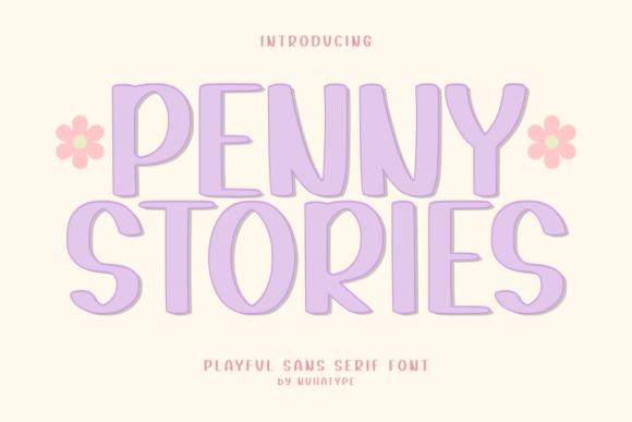 Penny Stories: A Soft Sans Serif Handwriting Font