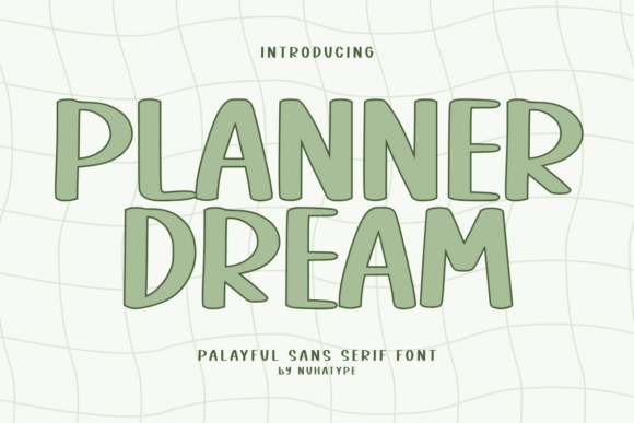 Planner Dream: A Friendly Sans Serif Font for Campaigns