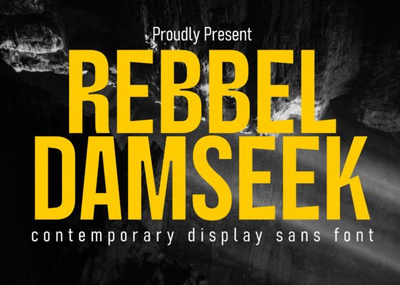 Rebbel Damseek: A Modern Sans Serif Font for Makers