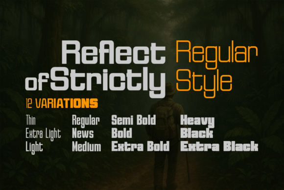 Reflect of Strictly: A Modern Sans Serif for Web Design