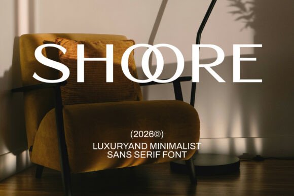 Shoore: A Modern Luxury Sans Serif Font for Elegant Design