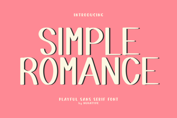 Simple Romance: A Refined Sans Serif for Modern Brands