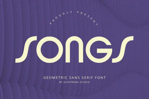 Songs: A Modern Sans Serif Font for Elegant Branding