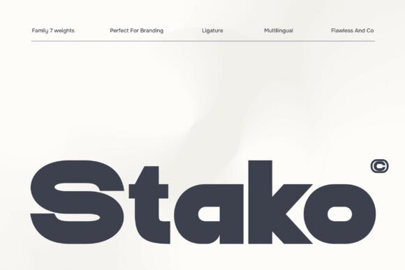 Stako: The Ultimate Modern Sans Serif for Professional Design