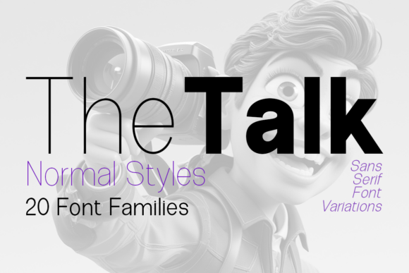 The Talk: A Modern Sans Serif Font for Makers