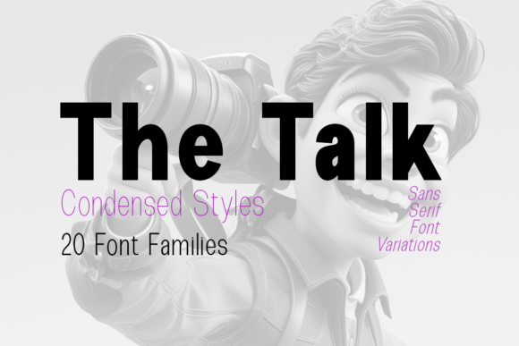 The Talk Condensed: A Modern Sans Serif for Editorial Design
