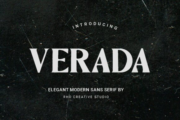 Verada: A Sophisticated Sans Serif for Modern Editorial Design